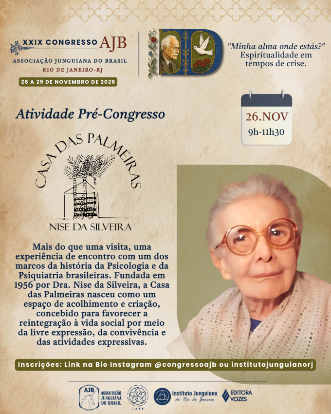 Atividade Pré-Congresso - Visita a Casa das Palmeiras - 25/11 - 12h às 14h30